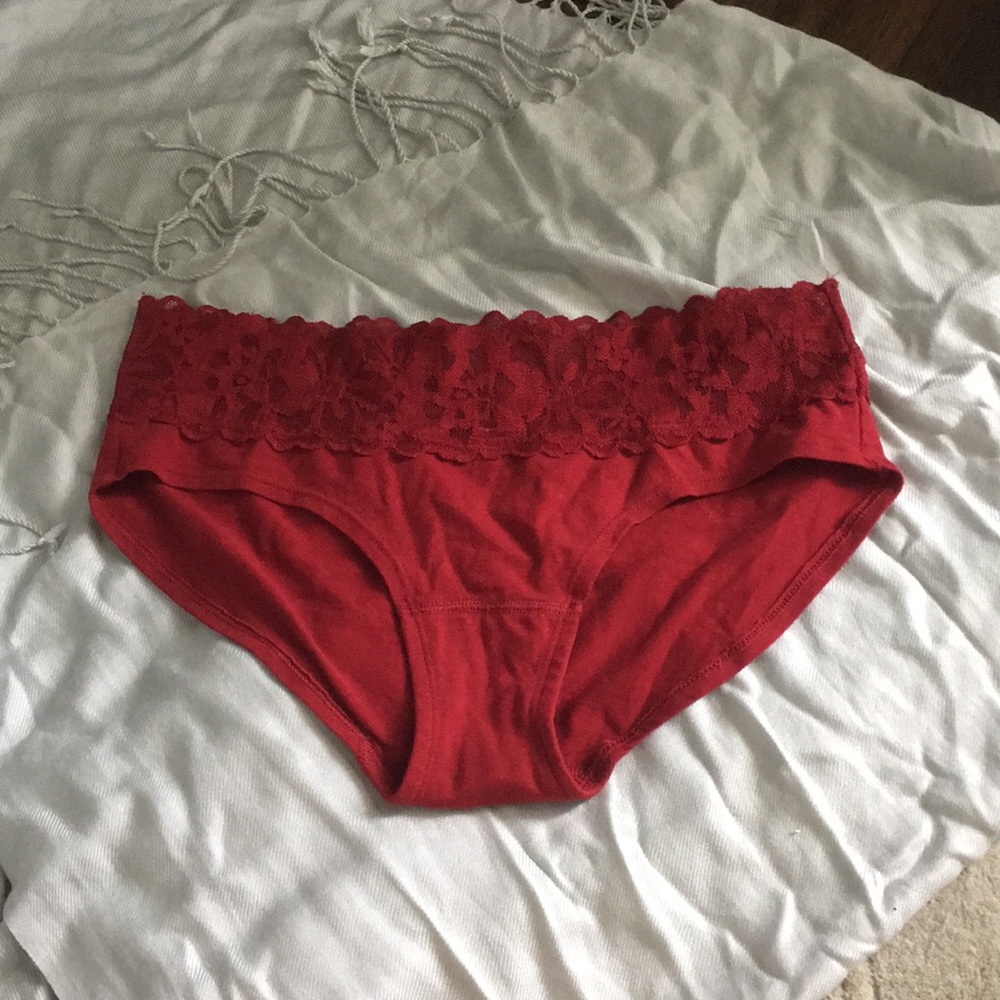 Lacey Red Victoria’s Secret Underwear